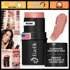 Natural Organic Cream Blush Stick - 100% Pure, Rosé Color, USA Made, Vegan