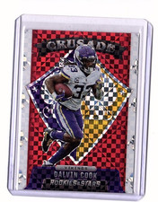 Dalvin Cook 2021 Panini Rookies & Stars #CR-5  Crusade Red Plaid Prizm