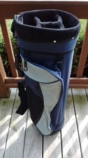 Pro Select Lightweight Blue & Grey Carry Golf Bag - 35" - (NICE)