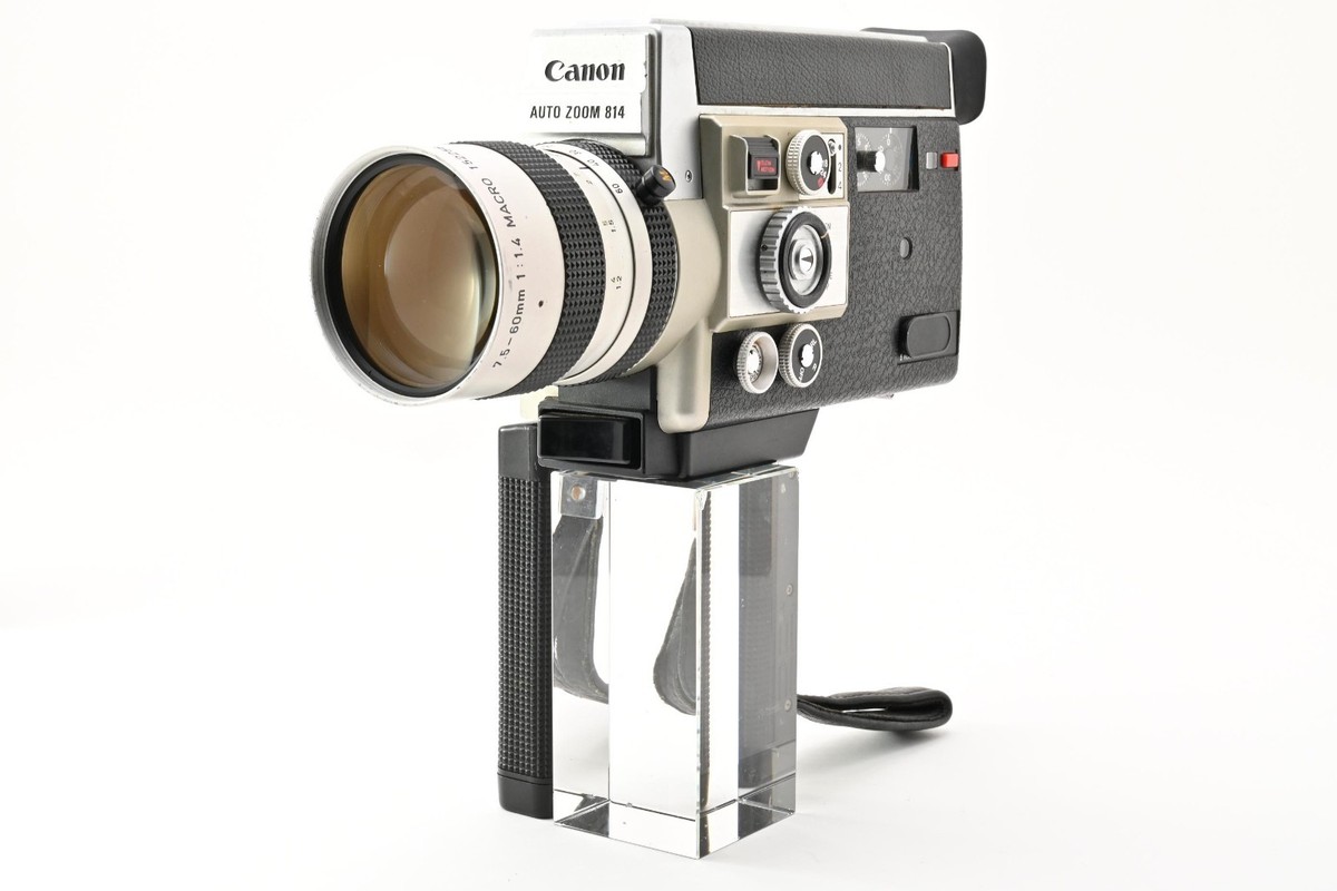 NEAR MINT] Canon Auto Zoom 814 Electronic Super 8 8mm Movie Camera