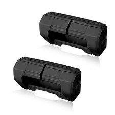 Rdxcv 2 PCS Car Seat Belt Buckle Covers, 3.15 0.98 1.77 inches, Black