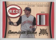 2004 Fleer National Pastime American Game 16/30 Adam Dunn #AG-AD Patch 06ec
