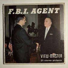 Rare 1962 View-Master F.B.I. AGENT - B700 - 3 Reel Set  Booklet