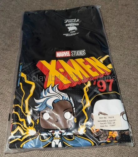Funko POP! Tee - X-Men 97 Storm Morph Jubilee Marvel Collector Corps 2XL T-Shirt