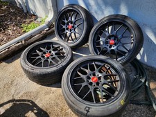 BBS 18x8.5 +35 5x100 RG-R RG736 Advan Volk Jdm Wheels Rims LM RS Toyota Subaru
