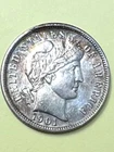 1901 S Barber Dime AU/BU Scarce