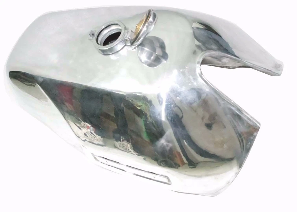 Tanque de combustible de gasolina de acero cromado + tapa de llenado para Ducati 860 900 S2u Foto 3 de 4