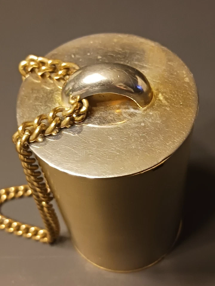 ULTRA RARE, Kanette Brass Compact / Purse Combo By Buchner Circa 1920s - Image 3 of 4