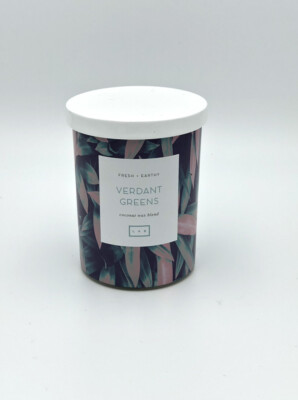 LAB Fresh+Earthy Verdant Greens Coconut Wax Blend Candle 8.6oz