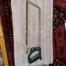 Vintage Disston HK Porter "Frosty" No. 16 Hack Saw 14" Long, Barely Used