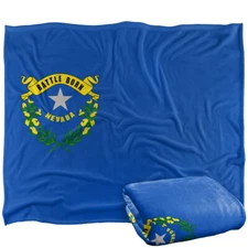 Nevada Flag Silky Touch Super Soft Throw Blanket, 50"x60"