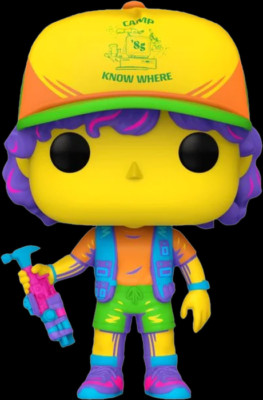 DUSTIN BLACKLIGHT EXCLUSIVE FUNKO POP STRANGER THINGS GATEN MATARAZZO IN HAND