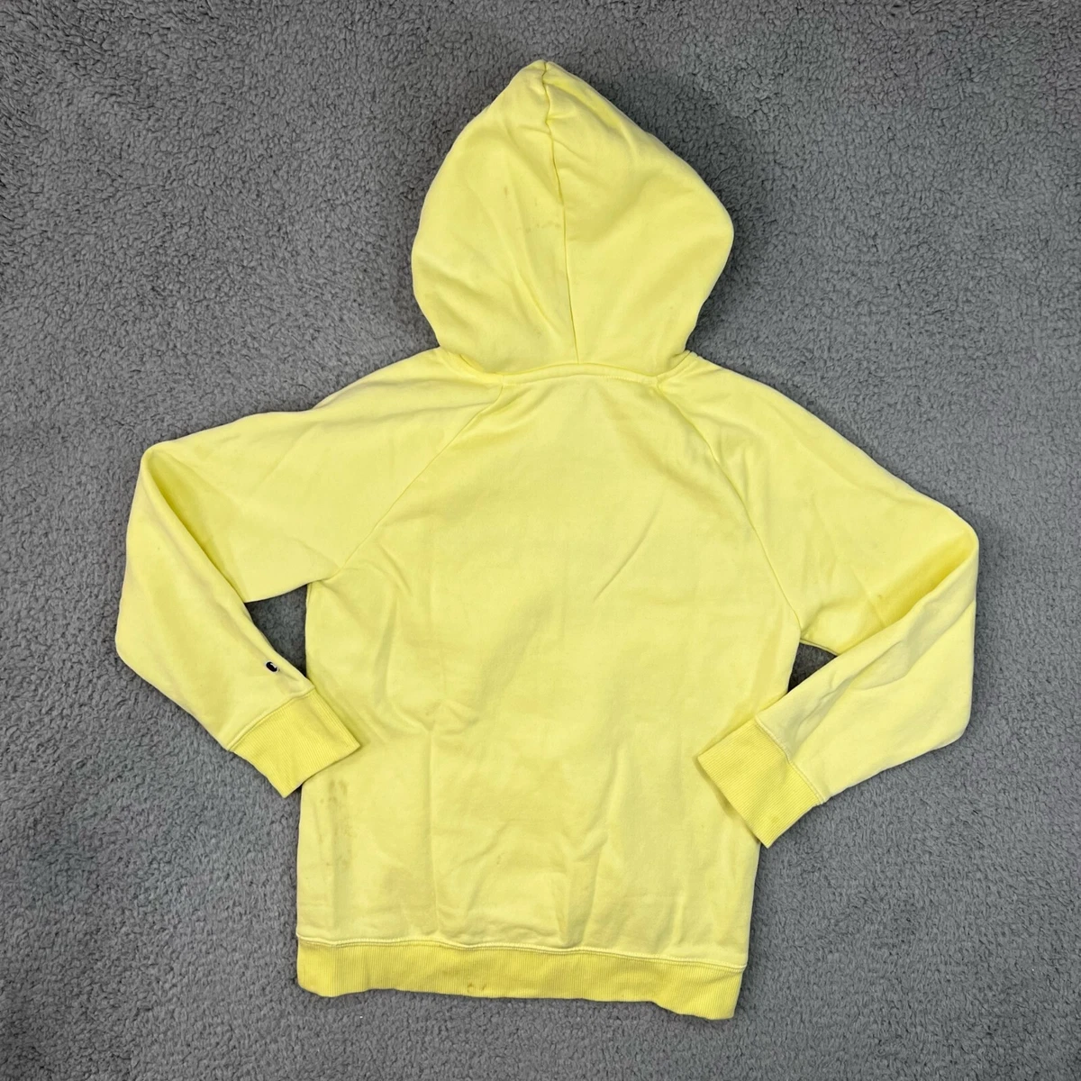 Neon yellow champion hoodie shop