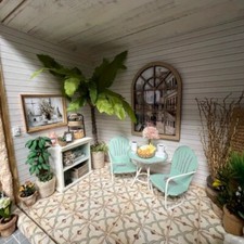 2pcs DIY Wood Window Model Mini Unfinished window Frame Farmhouse Decor
