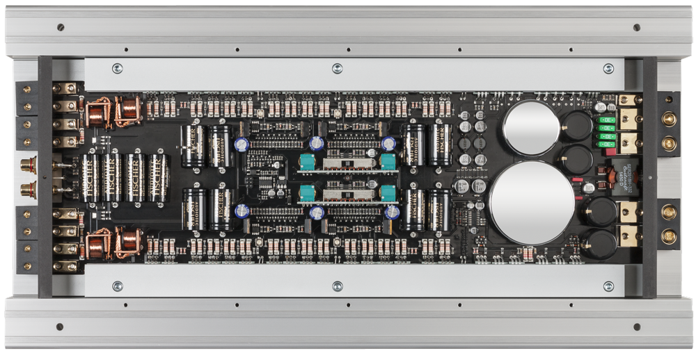 Brax GX2400 Silver Long High End 4 Channel SQ Car Amplifier