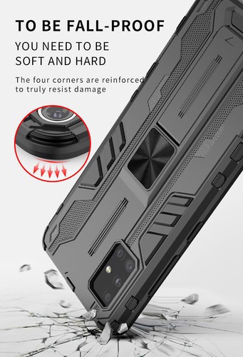 Armor Hybrid Stand Phone Case For Samsung S21 S22 S23 A12 A52 A22 A72 A82 - Picture 6 of 32