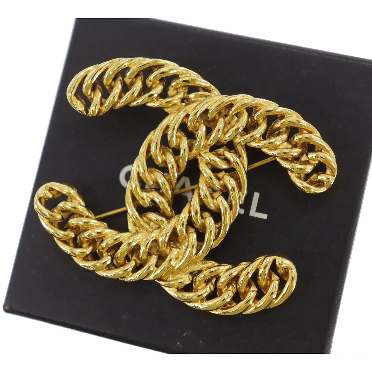 CHANEL Yellow Gold Plated Fashion Brooches for sale - eBay