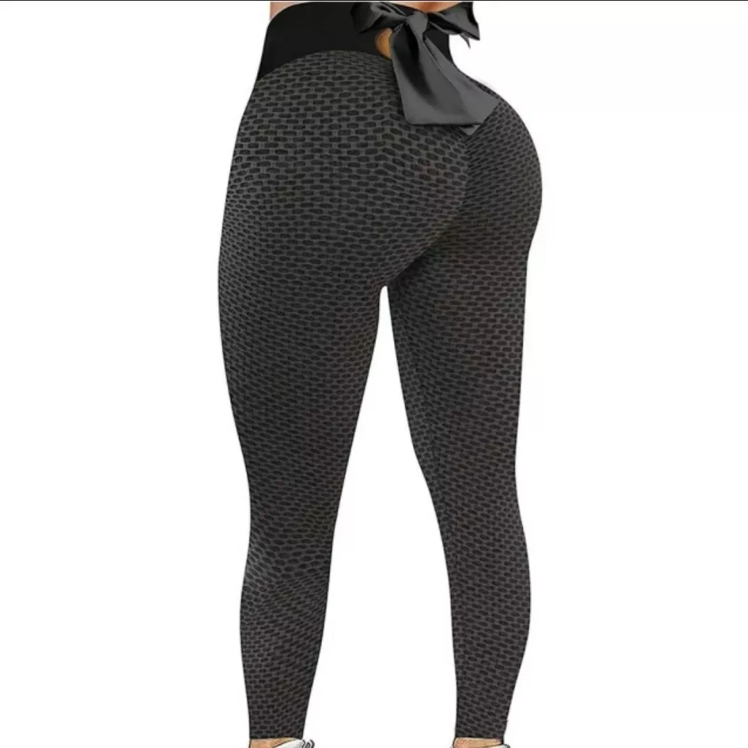 Black Textured High Waist Leggings – Livfit Activewear