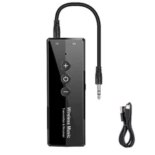 Bluetooth 5.3 Transmitter 3-in-1, Portable Wireless Bluetooth  Assorted Colors 