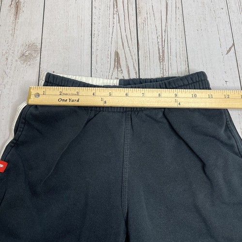 Vintage Nike Basketball Black Gym Workout Sweat Shorts Youth Size Small Pockets - Picture 6 of 9