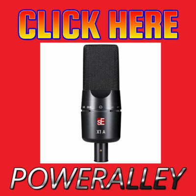 sE Electronics X1 A Series Condenser Microphone FREE 20'' Mic cable!