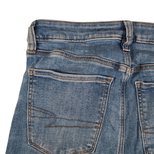 American Eagle Jeans Women's 8 28x29 Super Super Hi-Rise Flare Boho Bell Bottom - Picture 9 of 17