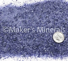 Crushed Sodalite Sand, Grade A+ 0.25mm-2mm, for Woodworking Inlay, Resin Jewelry
