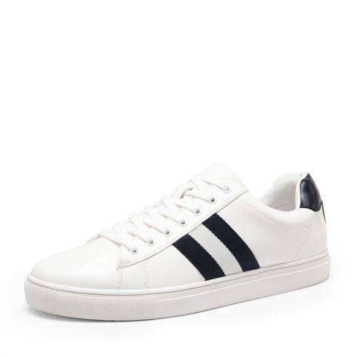 Seed heritage Women's Sneakers Lace Leather White & Black Athletic Shoes Size 38