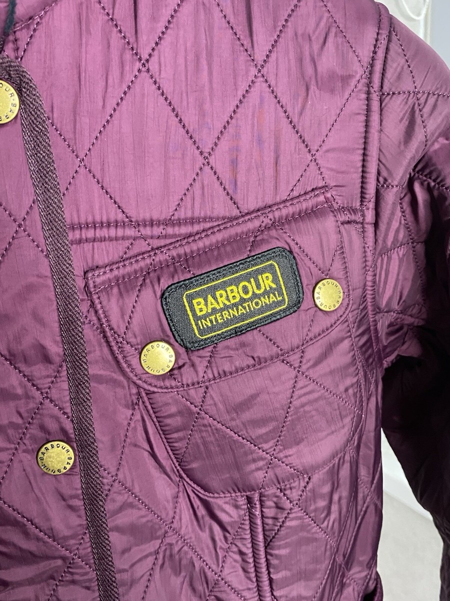 Barbour International Polarquilt Women Jacket size Uk 12 (38