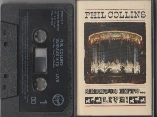 Phil Collins 'Serious Hits - Live' Cassette Album (1990)