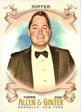 2021 TOPPS ALLEN & GINTER BEN SOFFER CARD #297