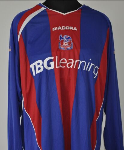 Crystal Palace Rare Player Reserve Worn Home 2005-2006 Long Sleeved X Large No 7 - Picture 1 of 3