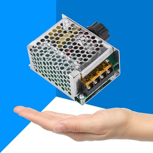 4000W AC Regolatore di Tensione 220V motore Tensione Velocità controllore Kit - Foto 3 di 8
