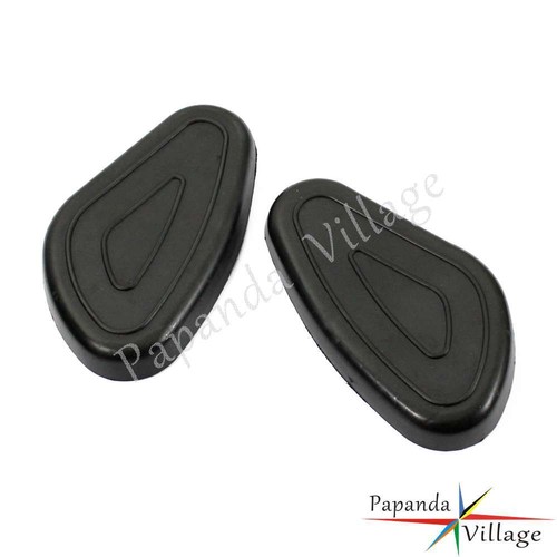 For BMW M72 R66 DBK KS KS750 R12/R75/R51/R61 Fuel Tank Knee Rubber Pads Black - Picture 8 of 12
