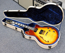 2024 Evh Sa-126 Special Semi-hollow Electric Guitar W/ Case! Tobacco Burst! Nice