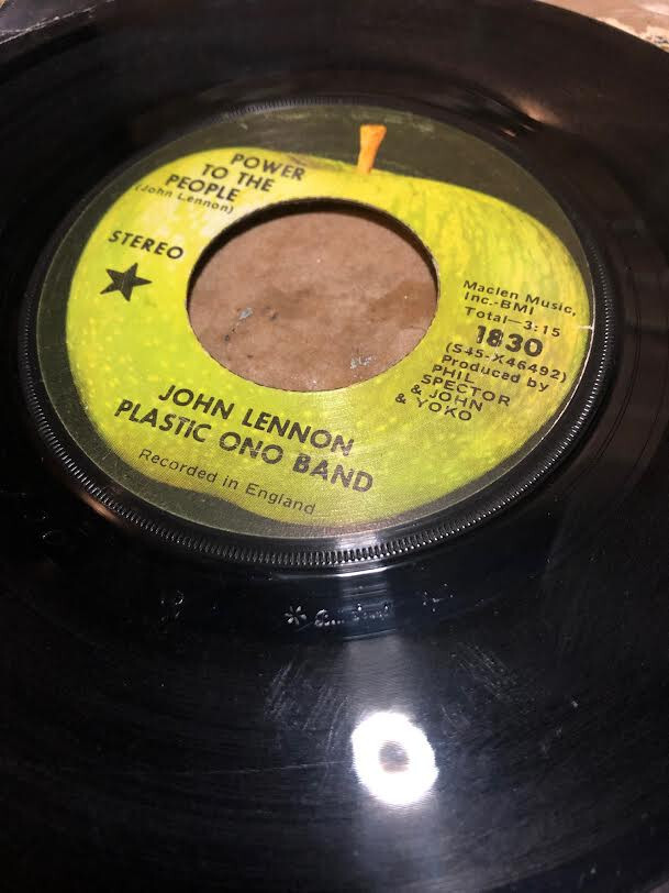 John Lennon Power To The People bw Yoko Ono Touch Me rock 45