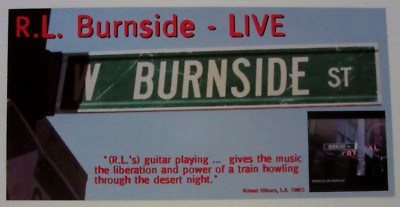 R.L. BURNSIDE ORIGINAL TOUR POSTER