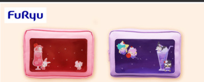 Kuromi My melody Colorful Cream Soda Pouch Set Furyu sanrio