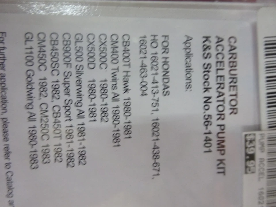 KIT BOMBA ACELERADOR CARBURADOR HONDA CUSTOM'S OTHER's Rpl Foto 4 de 4