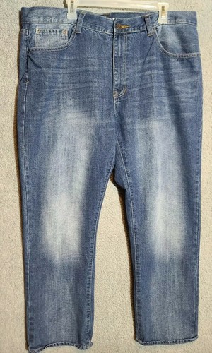 Mens Izod Denim Jeans Medium Wash 40x30 