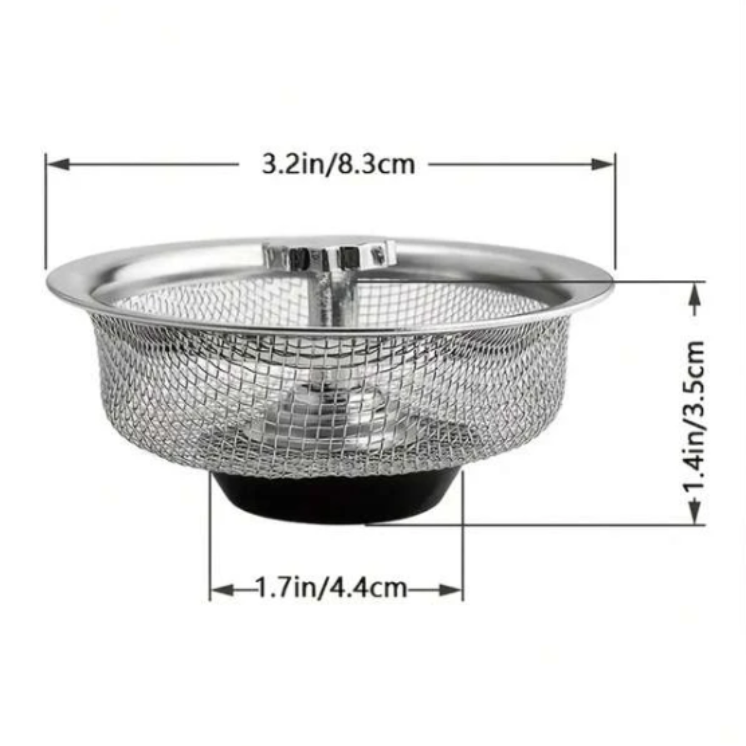 1Pc Stainless Steel Kitchen Sink Strainer Waste Plug Drain Stopper