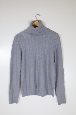 Raf Simons AW00-01Grey Wool Cable Knit Turtleneck Sweater | eBay