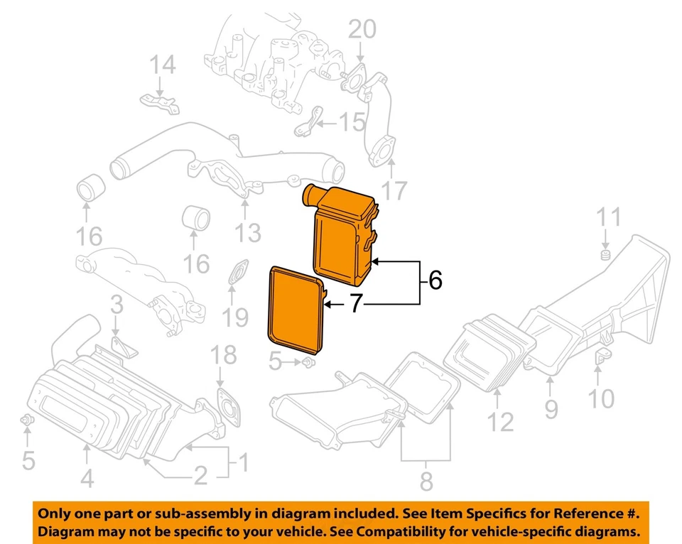 Used Intercooler fits: 2002 Mazda MILLENIA 2300cc rear Grade A - Image 3 of 4