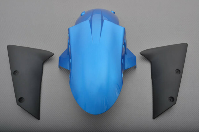 Garde-boue avant moto pour remplacer carénage Kawasaki ZX10R bleu