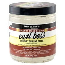 Aunt Jackie's Coconut Cr me Recipes Curl Boss Coconut Curling Hair Gel for Na...