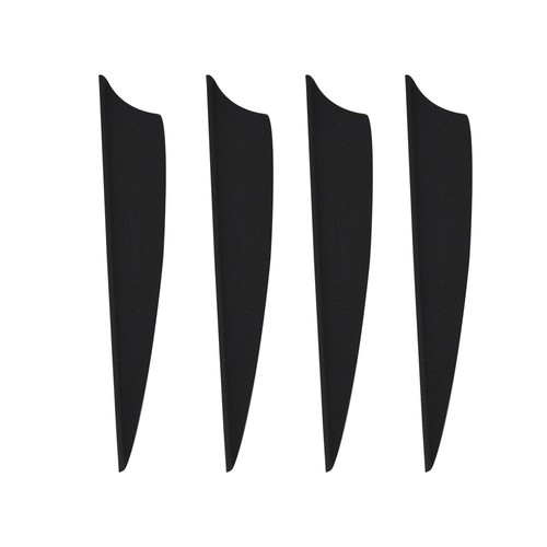 50pcs 3" Archery Arrow Vanes Rubber Fletching Fletches Feather DIY Bow Hunting - Picture 6 of 19