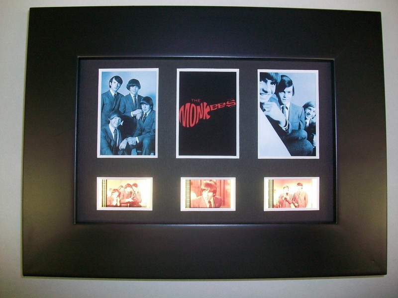 MONKEES Framed Trio Movie Film Cell Memorabilia Collectible Gift Cinema