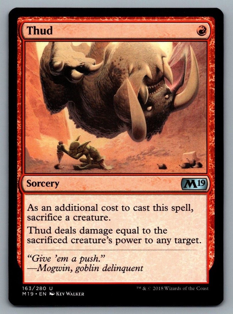 Thud #163 Core Set 2019 Magic: The Gathering MTG - NM