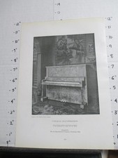 sklep handlowy ad 1927 ART Reprodukcja Grawer Cincinnati Baldwin fortepian pionowy