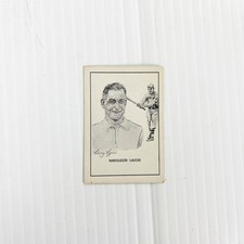 Vintage 1950 Callahan Hall of Fame Napoleon Lajoie Baseball Trading Card